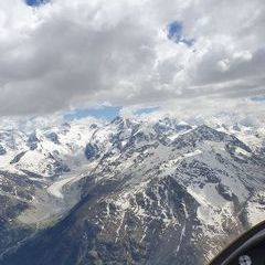 Flugwegposition um 12:55:02: Aufgenommen in der Nähe von Maloja, Schweiz in 3348 Meter